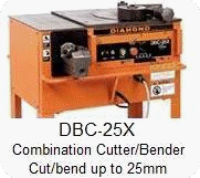 Click here for more about the DBC-25X portable rebar cutter/bender